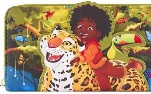 Loungefly Disney: Encanto - Antonio and Parce The Jaguar Wallet, Amazon Exclusive, Multicolor