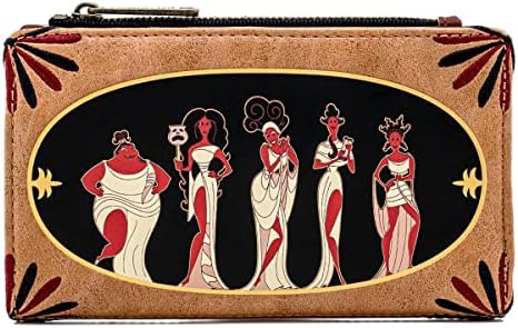 Loungefly Disney Hercules Muses Faux Leather Flap Wallet