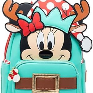 Loungefly Disney Light Up Minnie Mouse Reindeer Cosplay Backpack