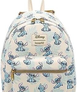 Loungefly Disney Lilo & Stitch Tropical Leaves Mini Backpack
