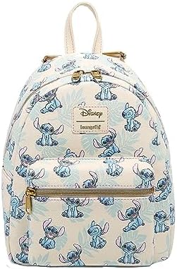 Loungefly Disney Lilo & Stitch Tropical Leaves Mini Backpack ...