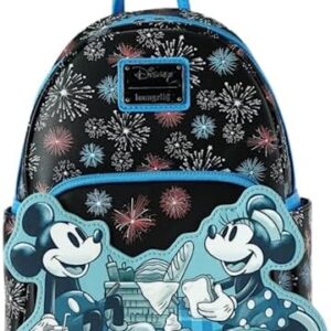 Loungefly Disney Mickey Mouse Fireworks Summertime Picnic Mini Backpack Exclusive