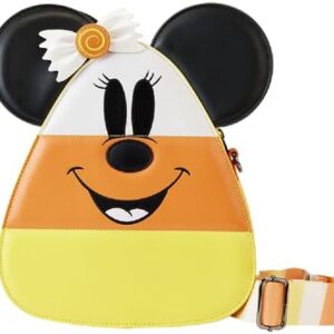 Loungefly Disney Mickey and Minnie Mouse Candy Corn Crossbody Bag