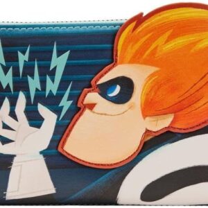 Loungefly Disney Pixar Moments Incredibles Syndrome Zip Wallet
