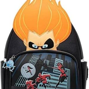 Loungefly Disney Pixar The Incredibles Villains Scene Syndrome Backpack