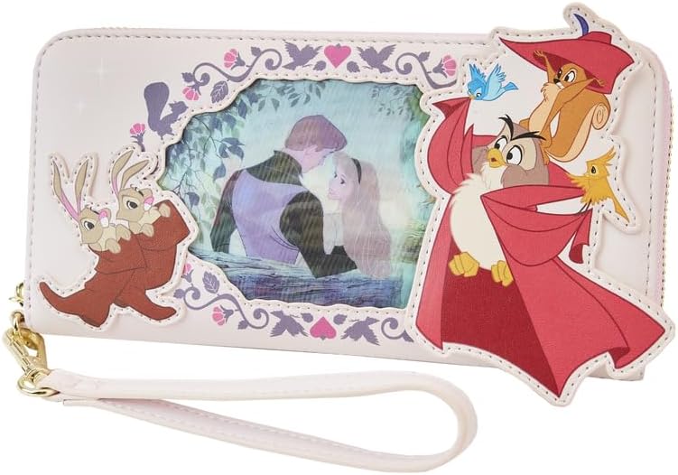 Loungefly Disney Sleeping Beauty Princess Lenticular Wristlet Wallet