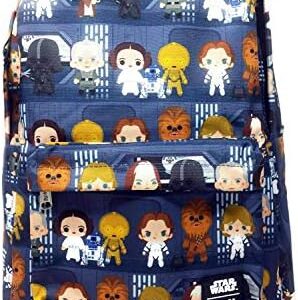 Loungefly Disney Star Wars Chibi Character Nylon Backpack