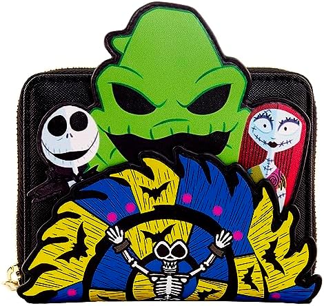 Loungefly Disney The Nightmare Before Christmas 30th Anniversary - Oogie Boogie Wallet, Amazon Exclusive