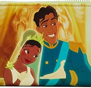 Loungefly Disney The Princess and The Frog Princess Scene Zip Around Wallet, Multi, Wallet