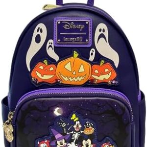 Loungefly Exclusive Disney Mickey and Friends Halloween Double Strap Shoulder Bag