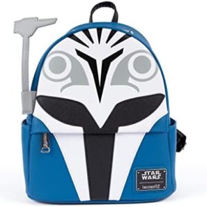 Loungefly GT Exclusive Star Wars Bo Katan Cosplay Mini Backpack Blue