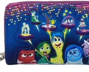 Loungefly Inside Out Control Panel Zip Around Wallet