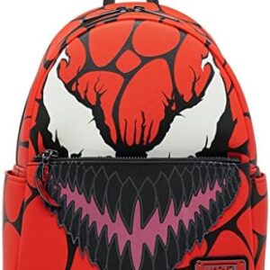 Loungefly Marvel Glow in the Dark Carnage Cosplay Mini Backpack