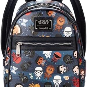 Loungefly Star Wars Chibi Cute Character Print - Mini Backpack