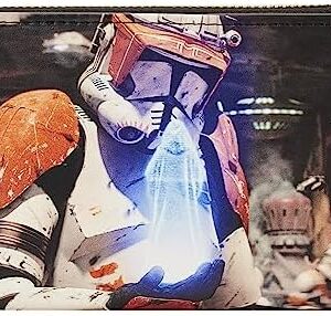 Loungefly Star Wars Episode Three Revenge of the Sith Scene Zip-Around Wallet