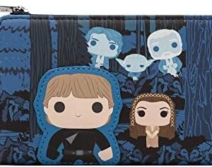 Loungefly: Star Wars - Force Ghosts with Luke Skywalker and Princess Leia Wallet, Amazon Exclusive
