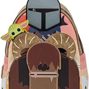 Loungefly Star Wars Mandalorian Bantha Ride Mini Backpack