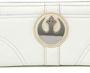 Loungefly Star Wars Princess Leia Hoth Cosplay Zip Around Wallet, Ivory, One Size