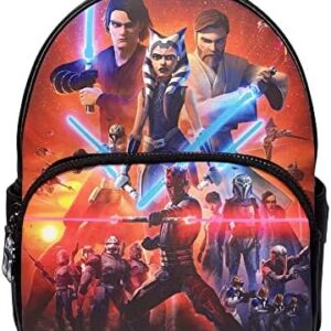Loungefly Star Wars The Clone Wars Lightsabers Womens Double Strap Shoulder Bag Purse