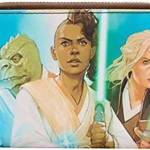 Loungefly Star Wars The High Republic Comic Cover Zip Around Wallet Star Wars One Size