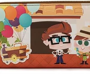 Loungefly Up Working Buddies Zip Around Wallet