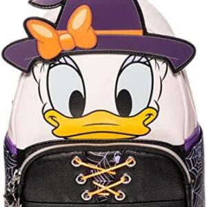 Loungefly Women's Disney Daisy Duck Halloween Witch Double Strap Shoulder Bag Purse - Entertainment Earth Exclusive