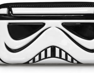 Loungefly x Star Wars Stormtrooper Patent Face Wallet,White,Large