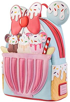 Loungefly Disney Minnie Mouse Sweet Treats Mini-Backpack & Wallet, Amazon Exclusive - Image 3