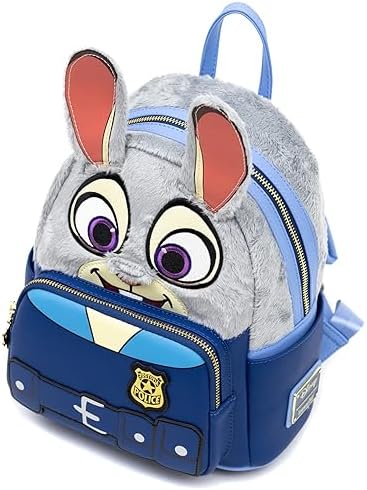 Loungefly Disney Zootopia Judy Hopps Mini Backpack, Faux Fur ...