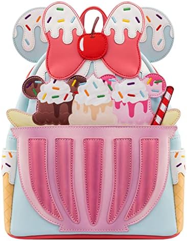 Loungefly Disney Minnie Mouse Sweet Treats Mini-Backpack & Wallet, Amazon Exclusive - Image 2