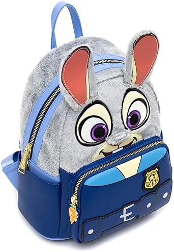 Loungefly Disney Zootopia Judy Hopps Mini Backpack, Faux Fur ...