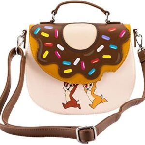 Loungefly Disney Chip and Dale Donut Snatchers Crossbody Bag