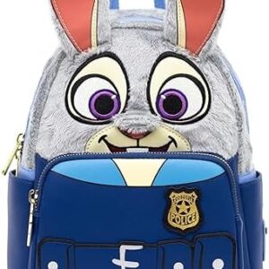 Loungefly Disney Zootopia Judy Hopps Cosplay Mini Backpack, Faux Fur