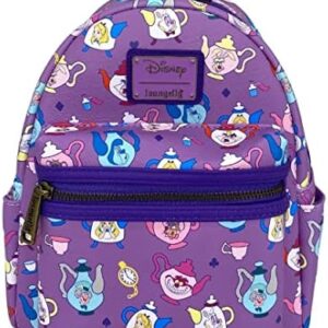 Loungefly Exclusive Alice in Wonderland Tea Pots Double Strap Shoulder Bag