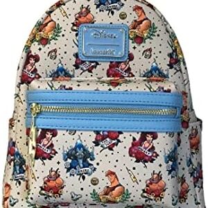 Loungefly Exclusive Disney Hercules Tattoo Double Strap Shoulder Bag