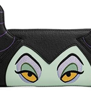 Loungefly Malificent Faux Leather Zip Around Wallet