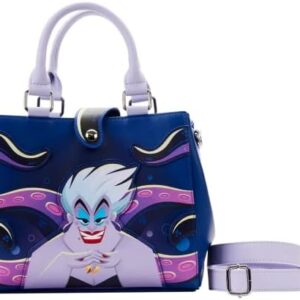 Loungefly The Little Mermaid Ursula Plotting Glow Crossbody Bag, Multicolored