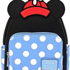 Loungefly Women's Backpack, Minnie Mouse Retro Polka Dot, Medium