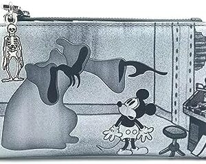 Loungefly X LASR Exclusive Disney The Haunted House Mickey Flap Wallet - Cute Wallets Fashion Cosplay Disneybound