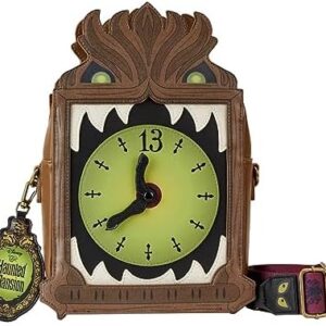 Loungefly Disney Haunted Mansion Clock Crossbody Bag