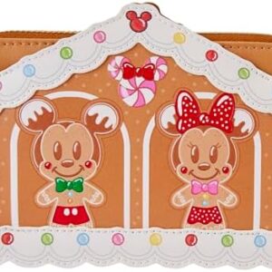 Loungefly Disney Mickey & Friends Gingerbread House Zip Around Wallet