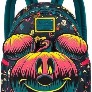 Loungefly Disney Parks Mickey Mouse Halloween Glow-in-the-Dark Mini Backpack
