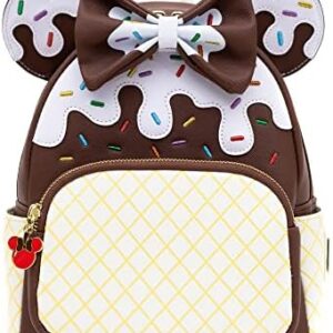 Loungefly Disney Minnie Mouse Chocolate Ice Cream Mini Backpack