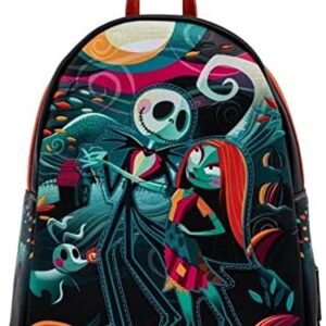 Loungefly Disney Nightmare Before Christmas Simply Meant To Be Womens Double Strap Shoulder Bag Purse