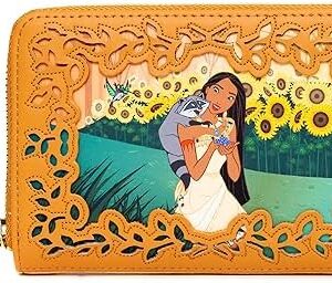 Loungefly Disney Pocahontas, Princess Stories Series Ariel Wallet, Meeko Flint