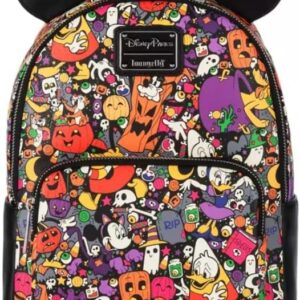 Loungefly DisneyParks Halloween Allover Print Characters Mini Backpack