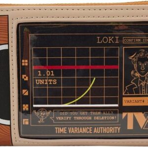 Loungefly Loki TVA Multiverse Zip Around Wallet