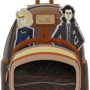 Loungefly Marvel Loki TVA Multiverse Lenticular Double Strap Shoulder Bag