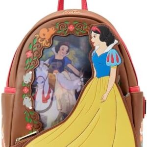 Loungefly Snow White Lenticular Princess Series Double Strap Shoulder Bag