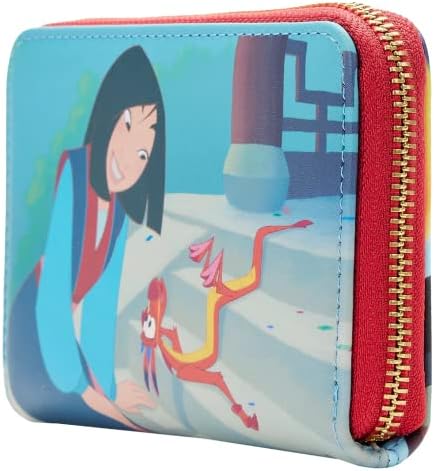 Loungefly Disney Mulan Princess Scene Zip Around Wallet - Image 4